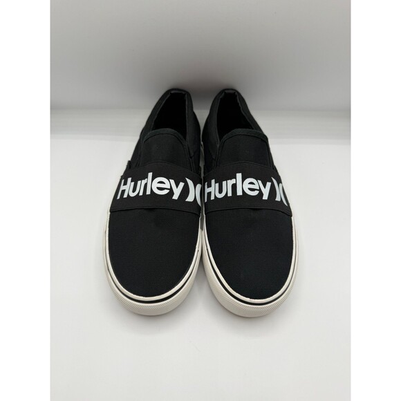 Hurley Mens/ Sammy Black Round Toe Low Top Slip On Loafers Sneaker/ Size 5 main image 9